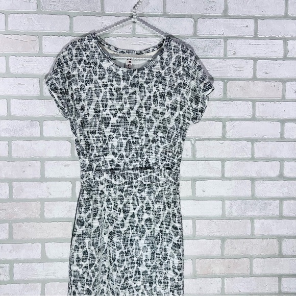 Anthropologie Dolan Left Coast Taleen Textured Leopard Print Midi Dress Size S - Picture 8 of 16